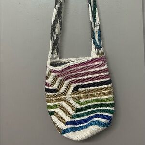 Godiva Beaded Wayuu Mochila Arhuaca Bag